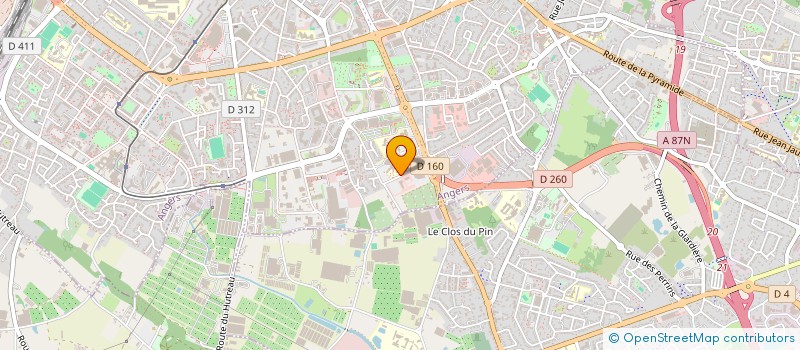 localisation de l'entreprise CHOEURS DES ANJOUES à ANGERS