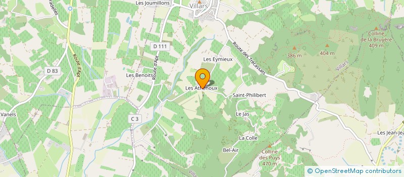 localisation de l'entreprise CHOEURS EN MUSIQUE  VILLARS