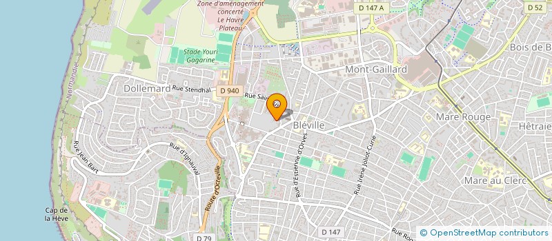 localisation de l'entreprise CHOEURS OU VERS à LE HAVRE