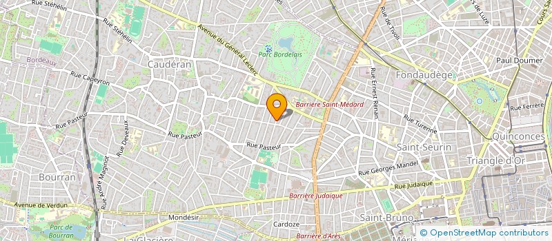 localisation de l'entreprise CHOEURS TXORIAK DE BORDEAUX  BORDEAUX