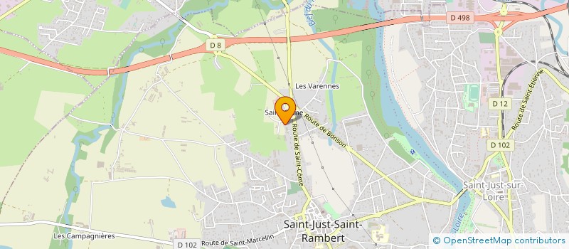 localisation de l'entreprise CHOG à SAINT-JUST-SAINT-RAMBERT