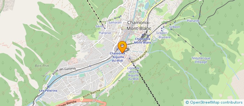 localisation de l'entreprise CHOGORI  CHAMONIX-MONT-BLANC