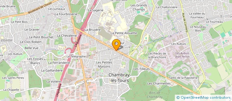 localisation de l'entreprise CHOICE  CHAMBRAY-LES-TOURS