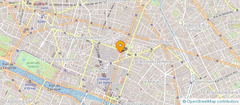 localisation de l'entreprise CHOISEUIL 20 à PARIS