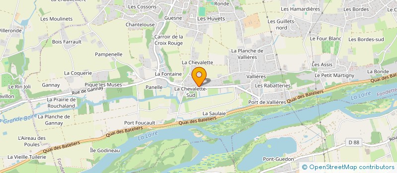 localisation de l'entreprise CHOISILLE à FONDETTES