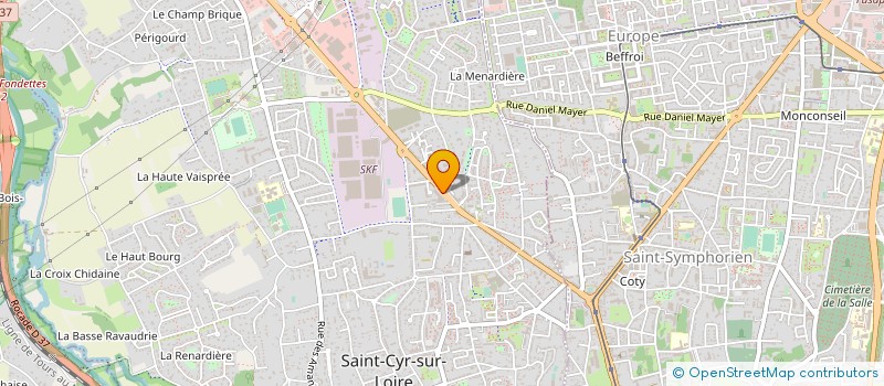 localisation de l'entreprise CHOISILLE DEVELOPPEMENT  SAINT-CYR-SUR-LOIRE