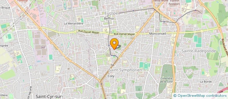 localisation de l'entreprise CHOISILLE-ENTREPOTS  TOURS