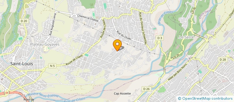 localisation de l'entreprise CHOISISSEZ, COMMANDEZ ET SOYEZ LIVRE LA REUNION  SAINT-LOUIS