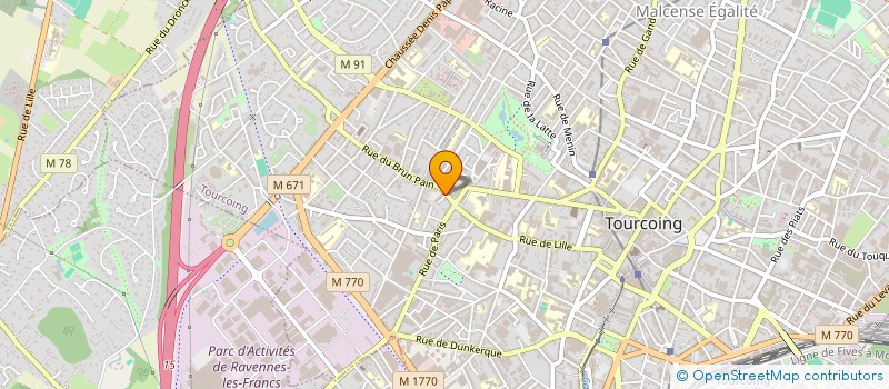 localisation de l'entreprise CHOISIVIANDE à MAUBEUGE