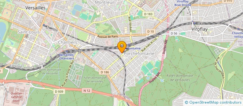 localisation de l'entreprise CHOISNET à VERSAILLES