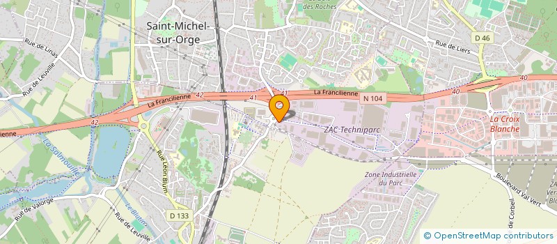 localisation de l'entreprise CHOISY  SAINT-MICHEL-SUR-ORGE