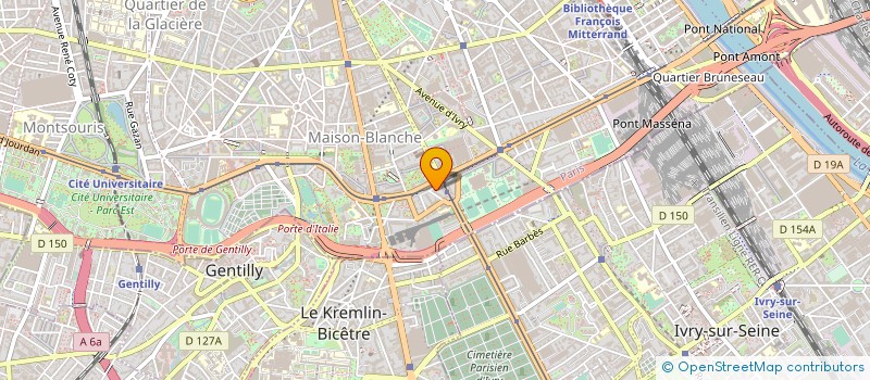 localisation de l'entreprise CHOISY COIFFURE  PARIS