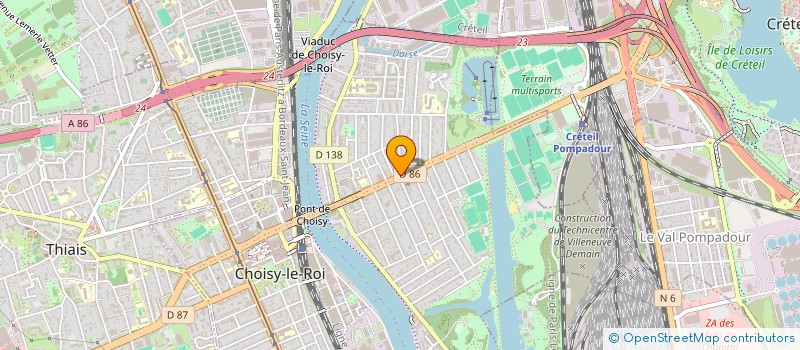 localisation de l'entreprise CHOISY LES ROSES  CHOISY-LE-ROI