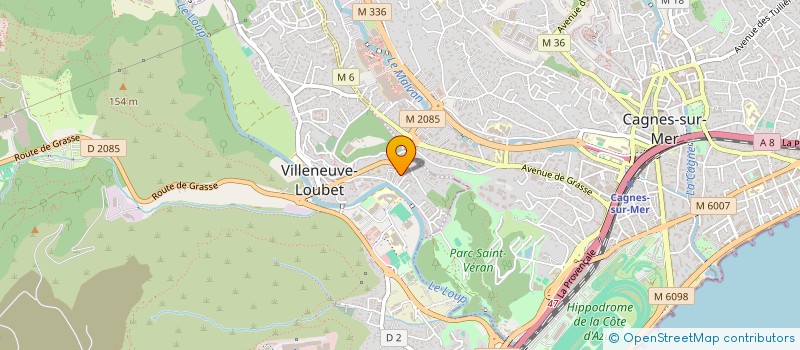 localisation de l'entreprise CHOISY - SIMOES  VILLENEUVE-LOUBET