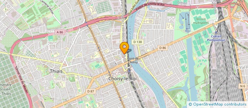 localisation de l'entreprise CHOISY TON CHAT à CHOISY-LE-ROI