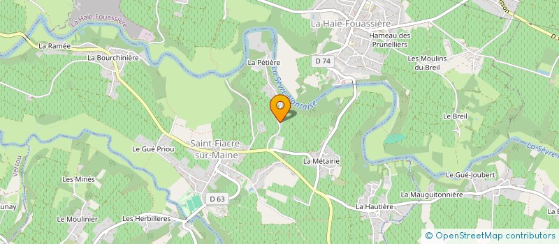 localisation de l'entreprise CHOISYA  SAINT-FIACRE-SUR-MAINE