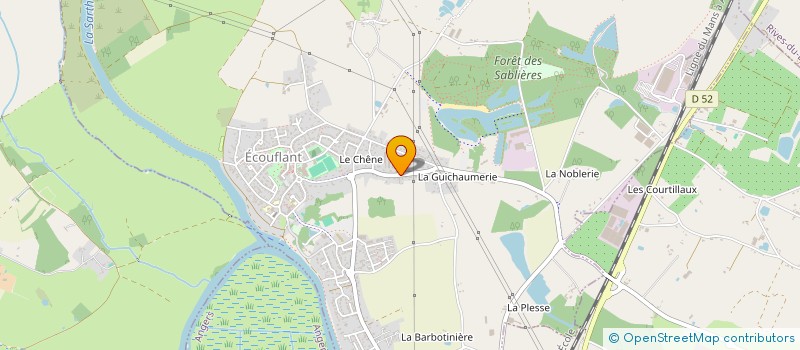 localisation de l'entreprise CHOISYBAC  ECOUFLANT