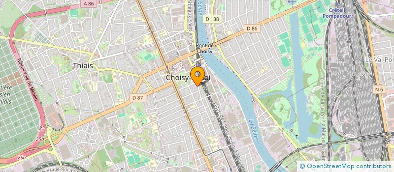 localisation de l'entreprise CHOISYKER à CHOISY-LE-ROI