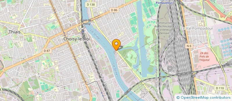 localisation de l'entreprise CHOISYL'THEME  CHOISY-LE-ROI