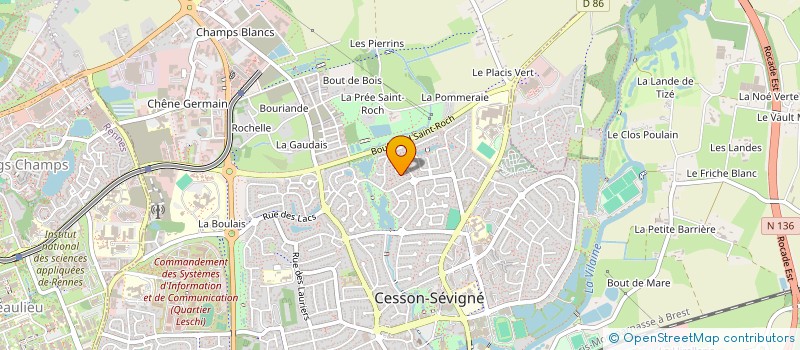 localisation de l'entreprise CHOISYM  CESSON-SEVIGNE