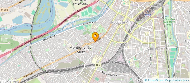 localisation de l'entreprise CHOK DIE à MONTIGNY-LES-METZ