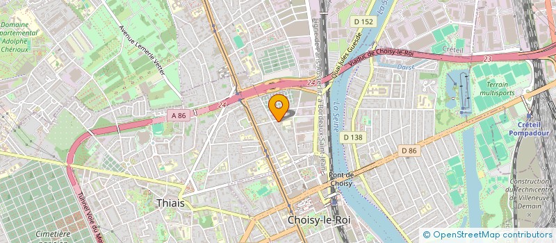 localisation de l'entreprise CHOK INVEST à CHOISY-LE-ROI
