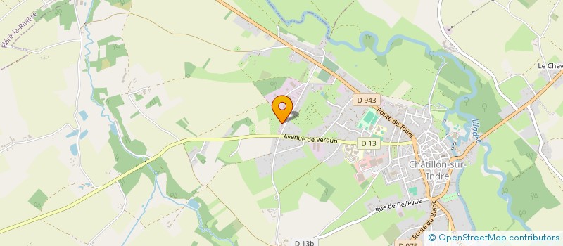 localisation de l'entreprise CHOKAPRO à CHATILLON-SUR-INDRE