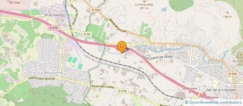 localisation de l'entreprise CHOKDEE 2  HYERES