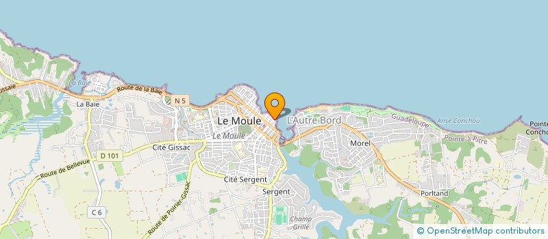 localisation de l'entreprise CHOKMAH à LE MOULE