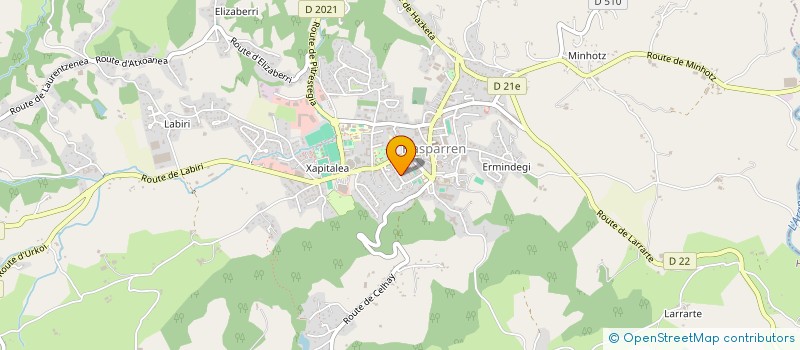 localisation de l'entreprise CHOKO-BERRI à HASPARREN