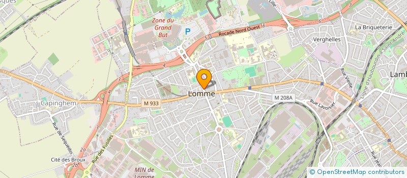 localisation de l'entreprise CHOKO & BON à LILLE