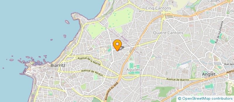 localisation de l'entreprise CHOKO MAITEA à BIARRITZ