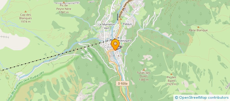 localisation de l'entreprise CHOKOA  CAUTERETS