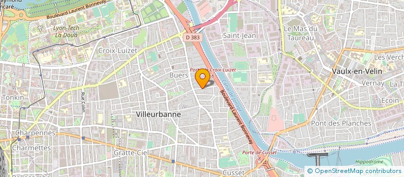 localisation de l'entreprise CHOKOGOU  VILLEURBANNE