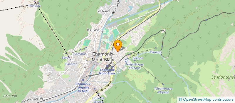 localisation de l'entreprise CHOKOKO à CHAMONIX-MONT-BLANC