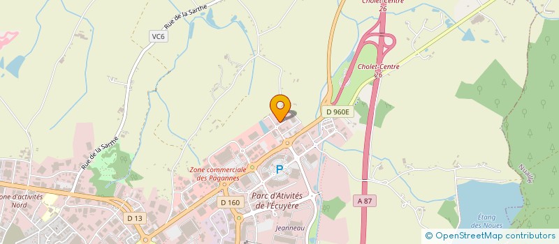 localisation de l'entreprise CHOL 2 à CHOLET
