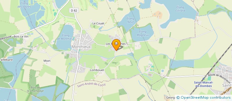 localisation de l'entreprise CHOL  MONTHIEUX