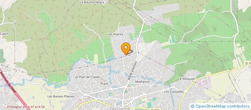 localisation de l'entreprise CHOL IMMOBILIER  PELISSANNE