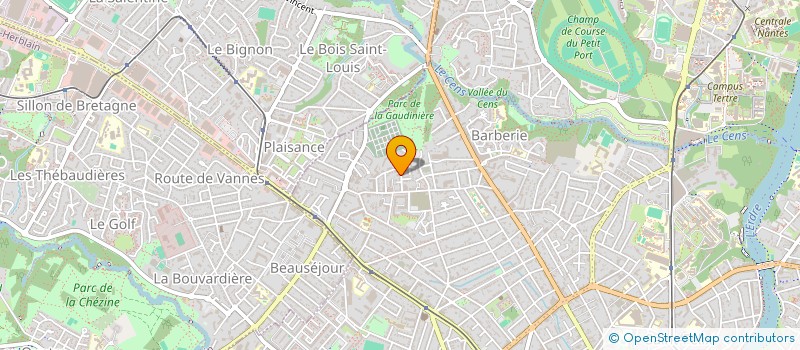 localisation de l'entreprise CHOLAME 130  NANTES