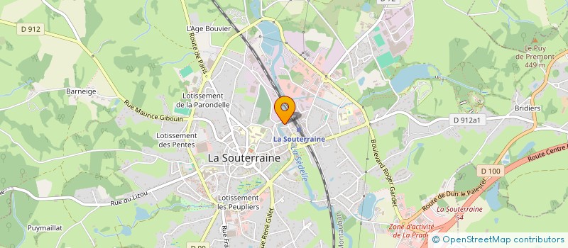 localisation de l'entreprise CHOLEN  LA SOUTERRAINE