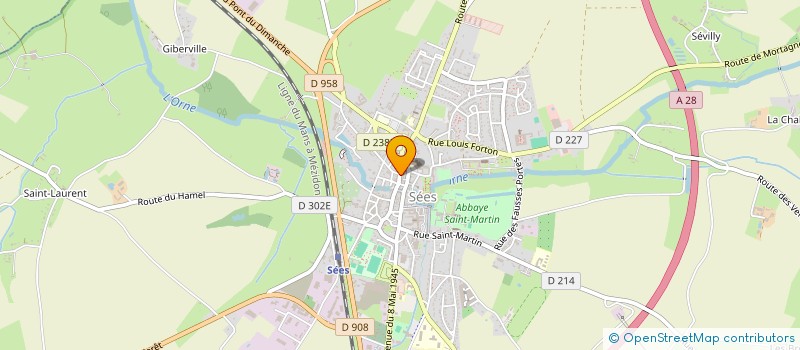 localisation de l'entreprise CHOLET à SEES