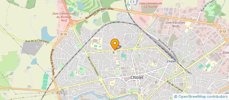 localisation de l'entreprise CHOLET ACTION CULTURELLE à CHOLET