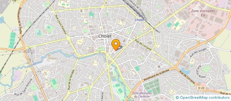 localisation de l'entreprise CHOLET AVF à CHOLET