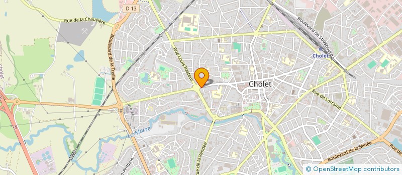 localisation de l'entreprise CHOLET BOX à CHOLET