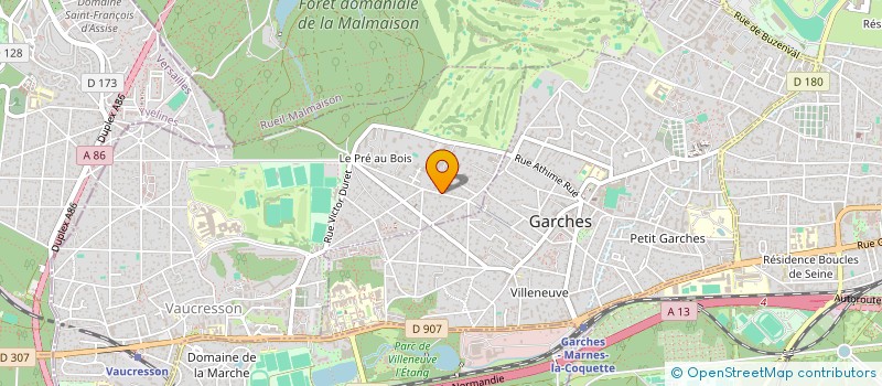 localisation de l'entreprise CHOLET CONSEIL  VAUCRESSON