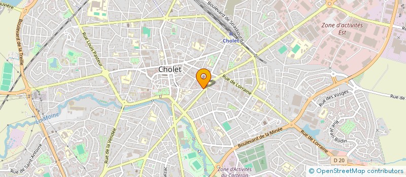localisation de l'entreprise CHOLET COUTURE SERVICE à CHOLET