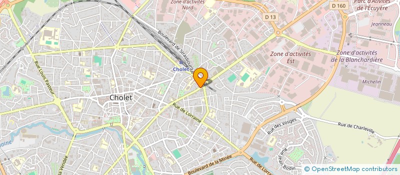 localisation de l'entreprise CHOLET GPL AUTOMOBILES à CHOLET
