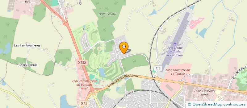 localisation de l'entreprise CHOLET MEDICAL SANTE à CHOLET