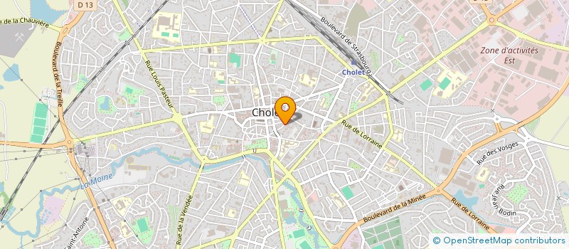 localisation de l'entreprise CHOLET MOTO VERTE à CHOLET