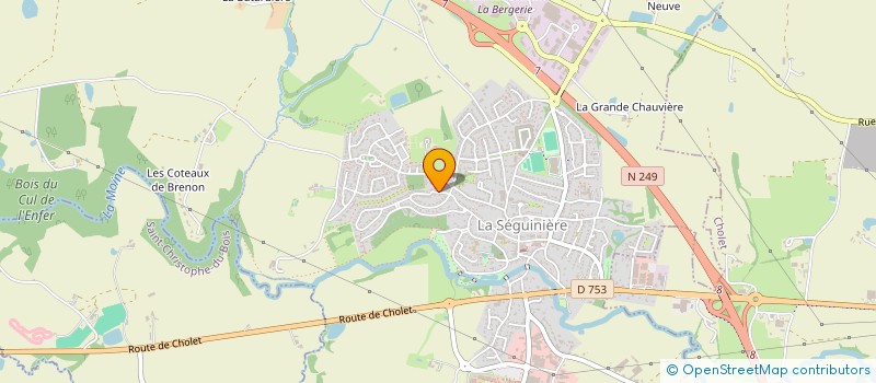 localisation de l'entreprise CHOLET MUSIC  SAINT-CHRISTOPHE-DU-BOIS